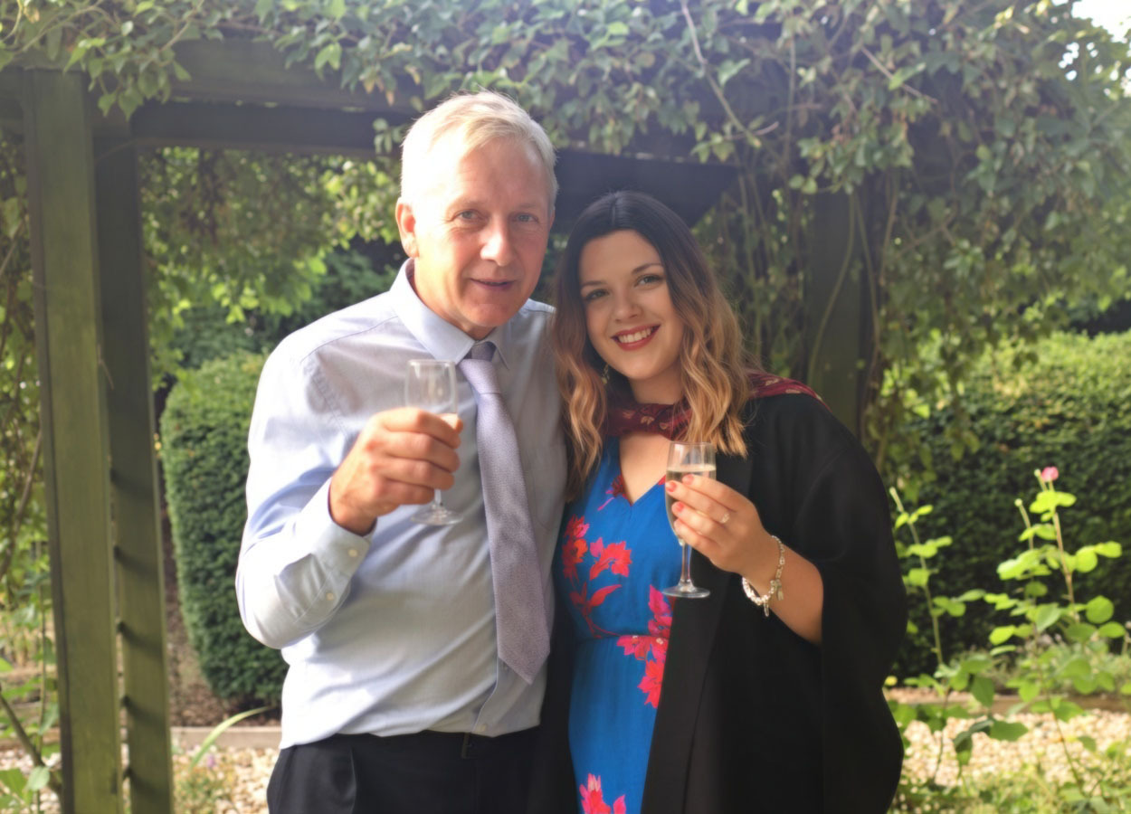 jess and dad